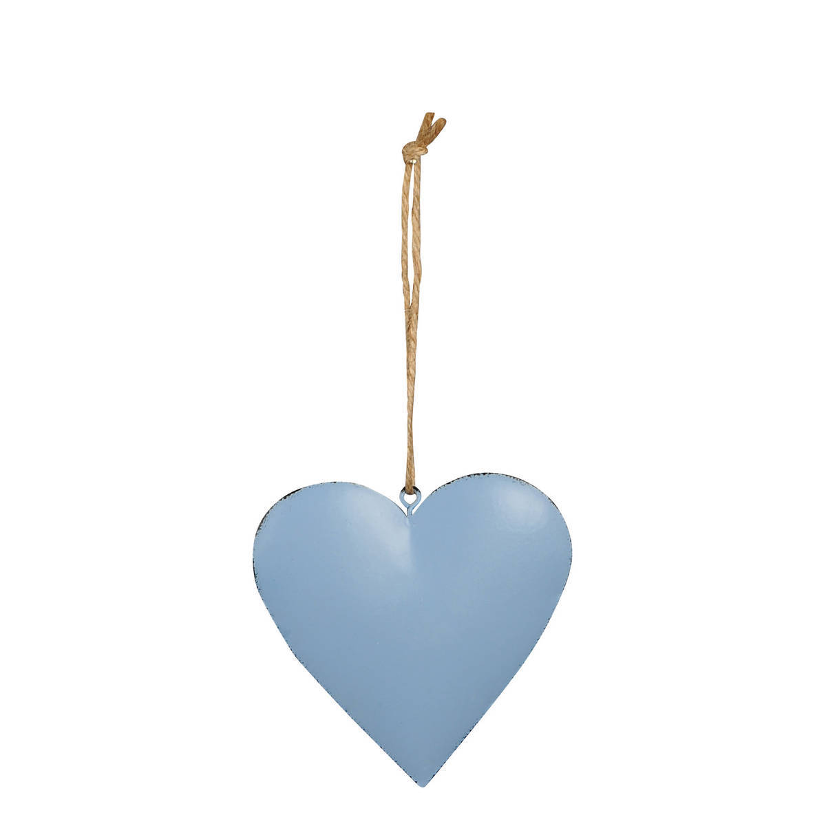 Coeur à suspendre, en métal, 13cm