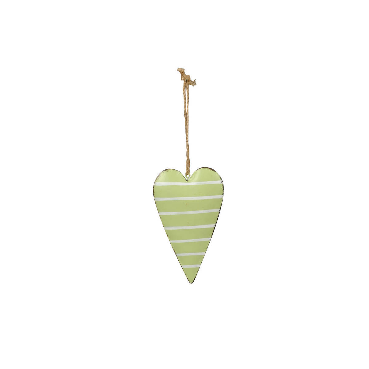 Coeur à suspendre, en métal, 7cm