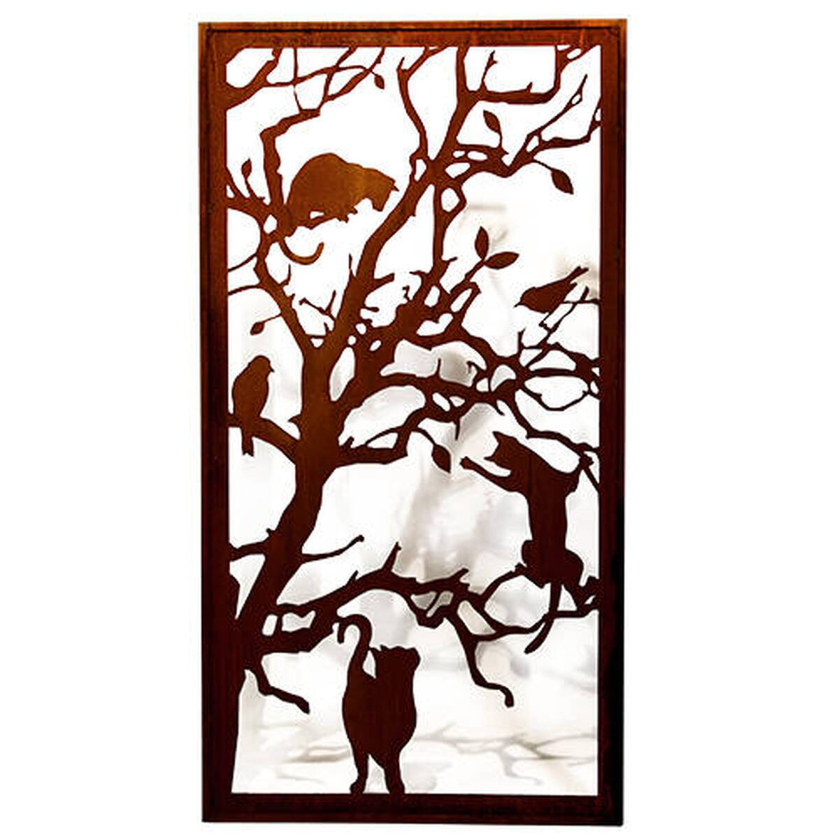 Paravent en fer rouillé, 100 x 200cm