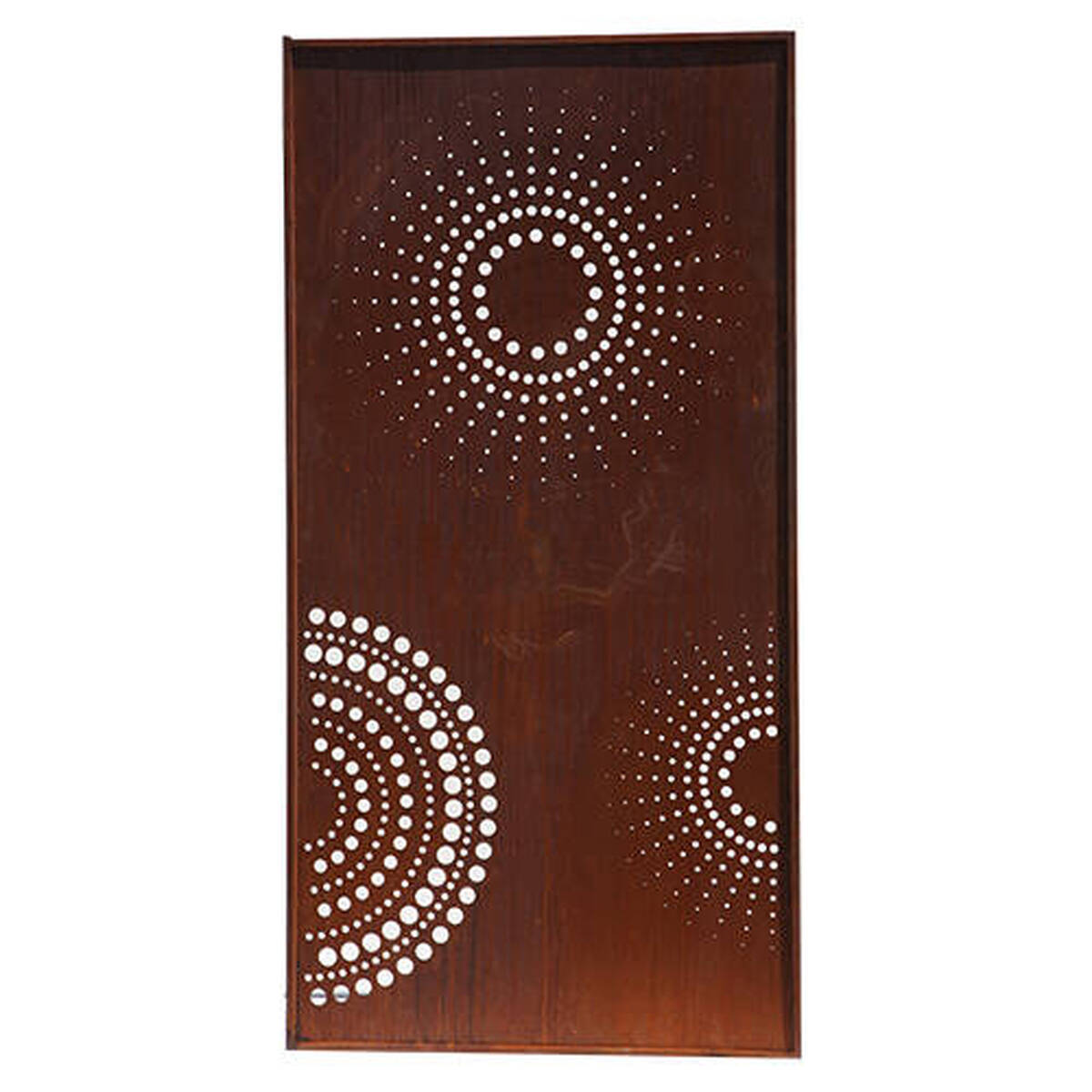 Paravent aus Rosteisen, 100 x 200cm