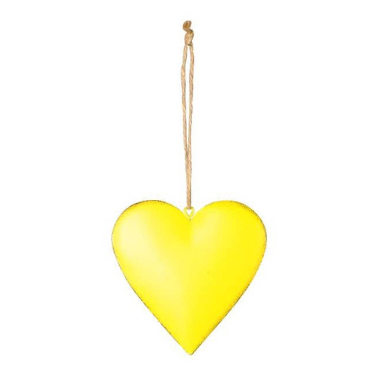 Coeur en métal, hauteur 13cm