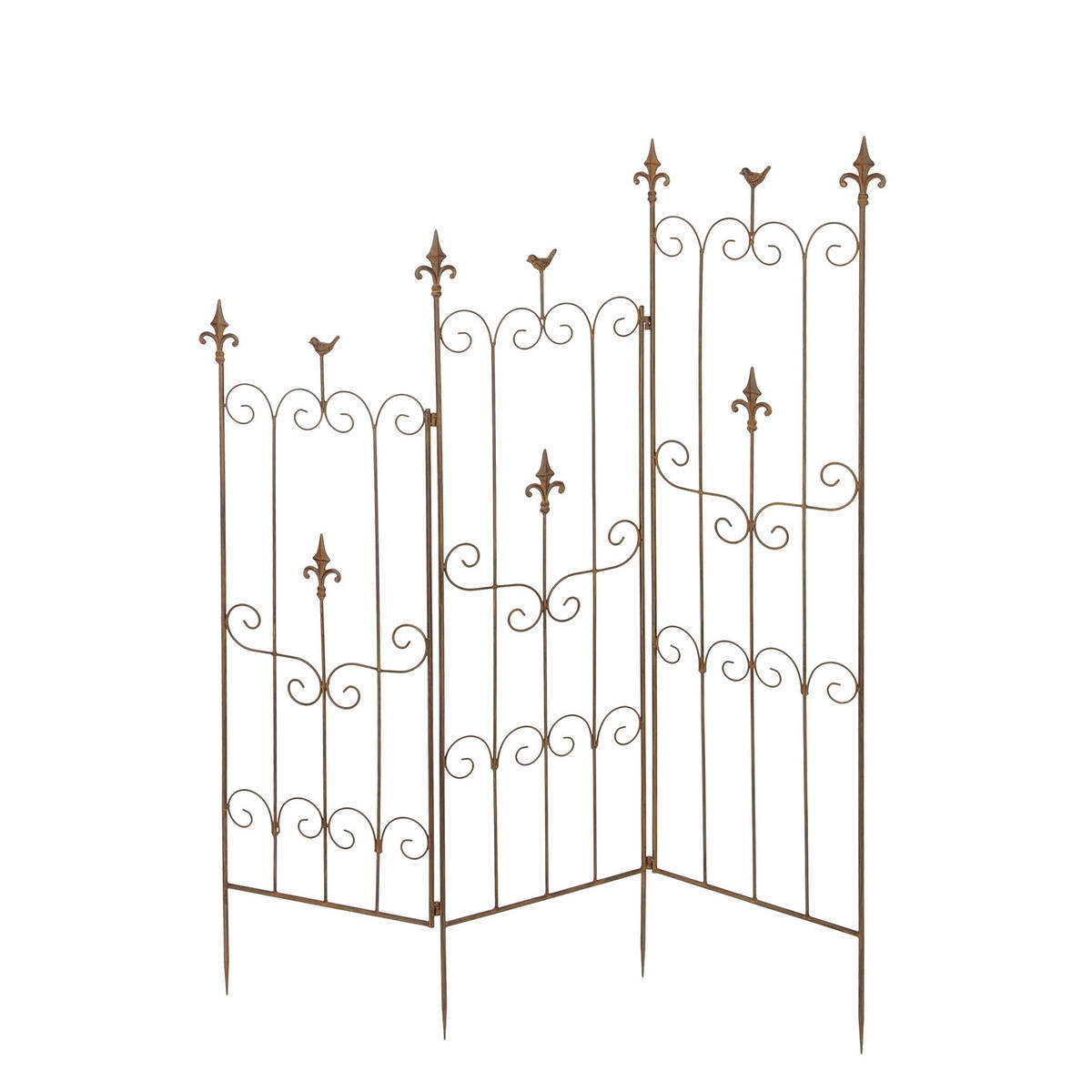 Paravent en métal, hauteur 159cm