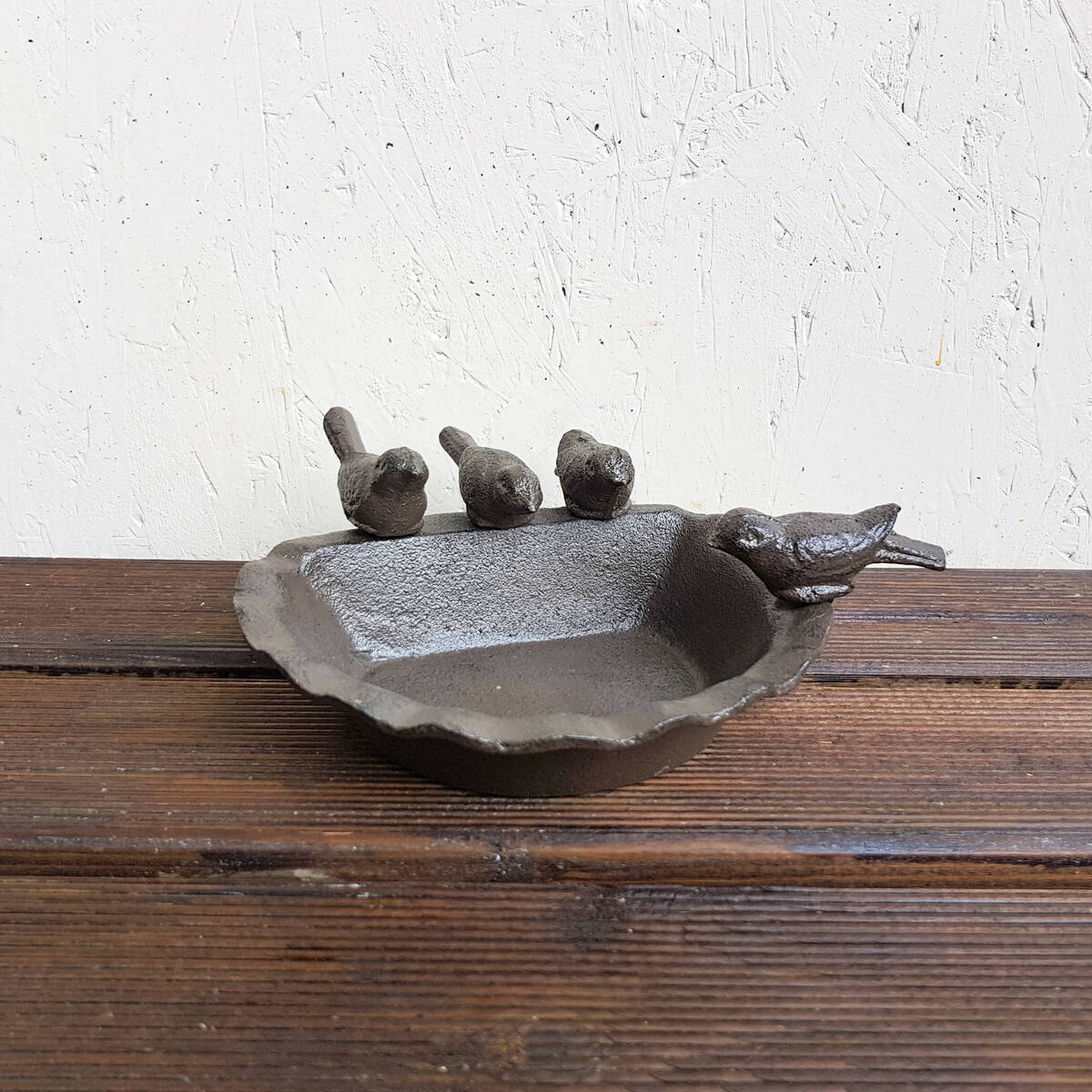 Abreuvoir pour oiseaux, en fonte