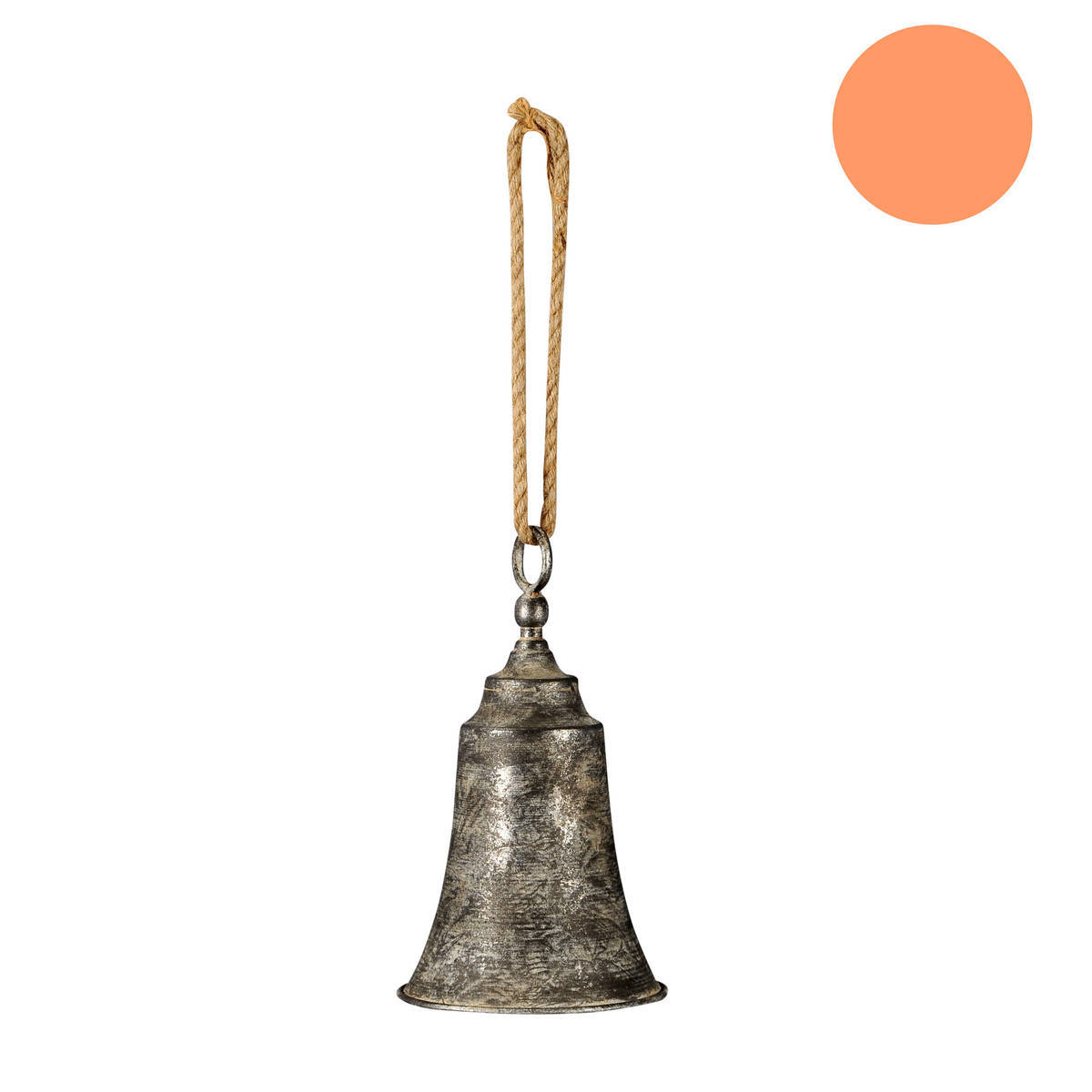 Cloche à suspendre, en métal