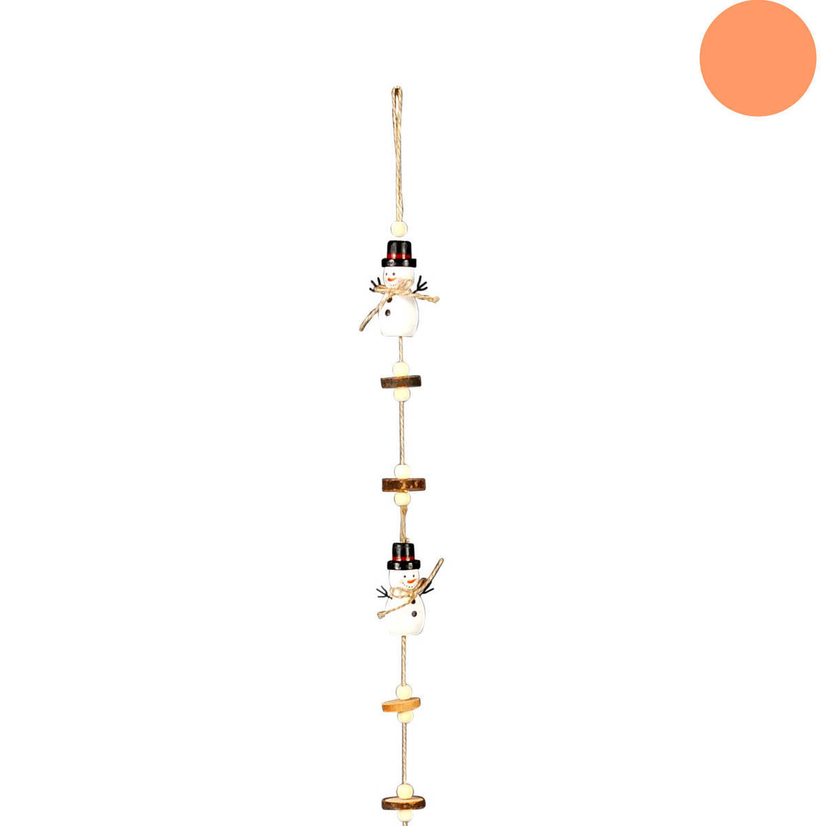 Guirlande de bonhommes de neige, 97 cm 