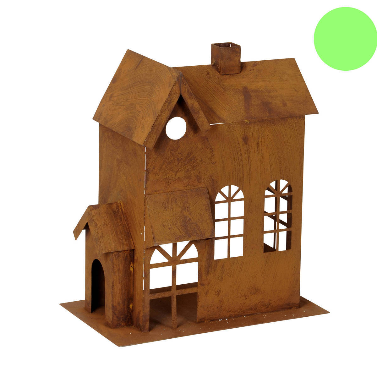 Maison en fer rouillé, à poser