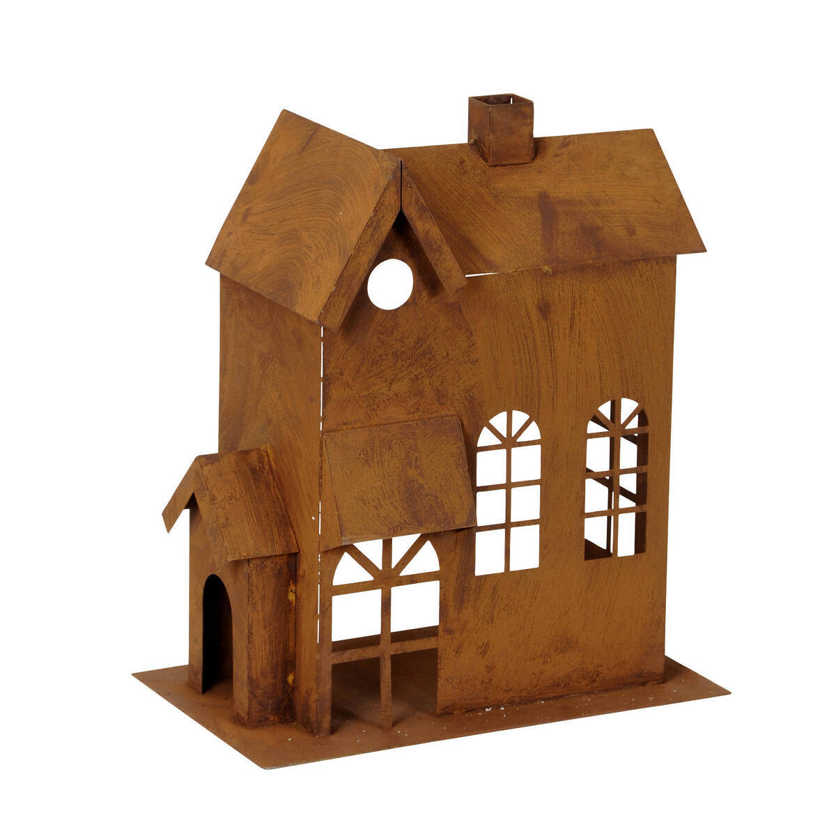 Maison en fer rouillé, à poser