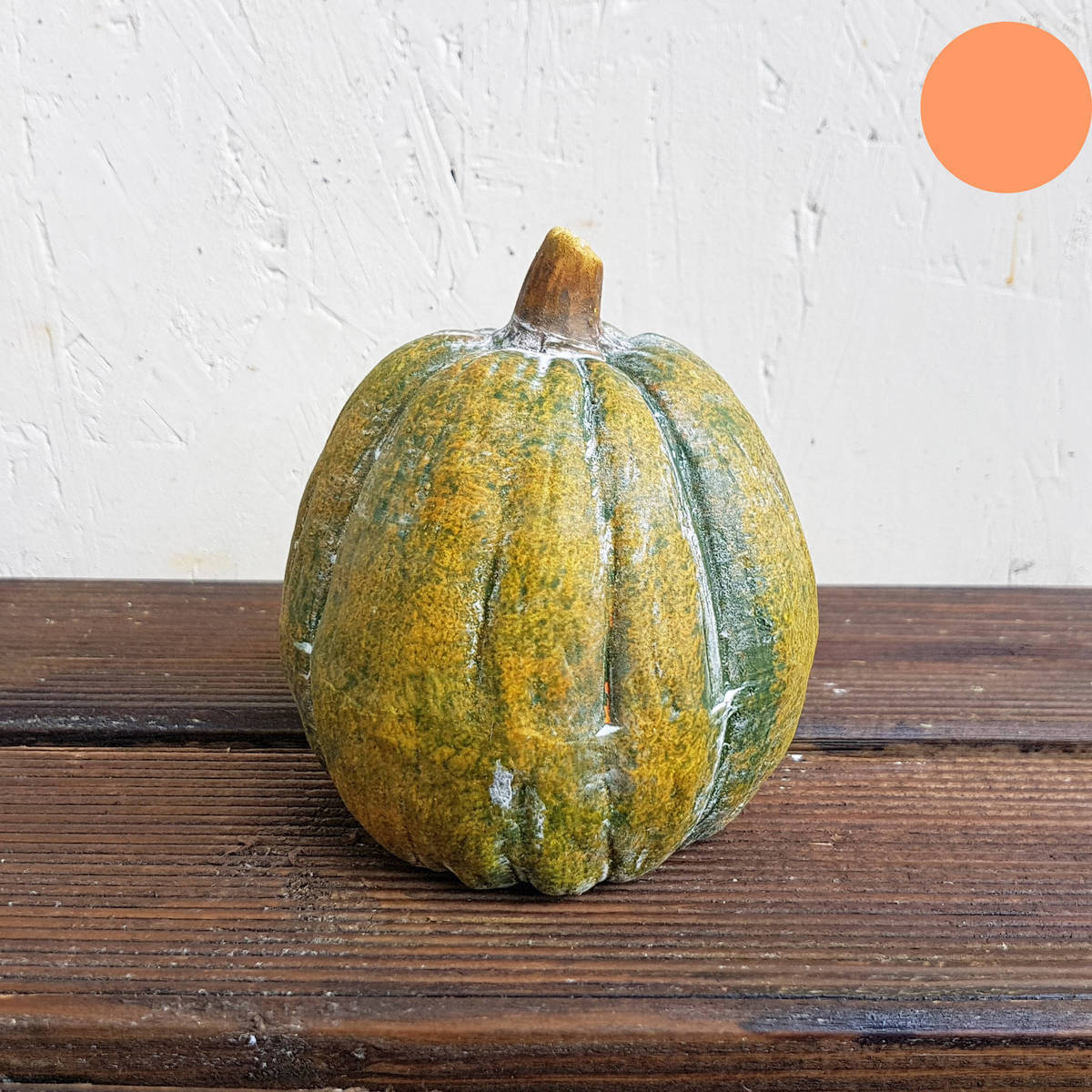 Courge en céramique, H. 16cm