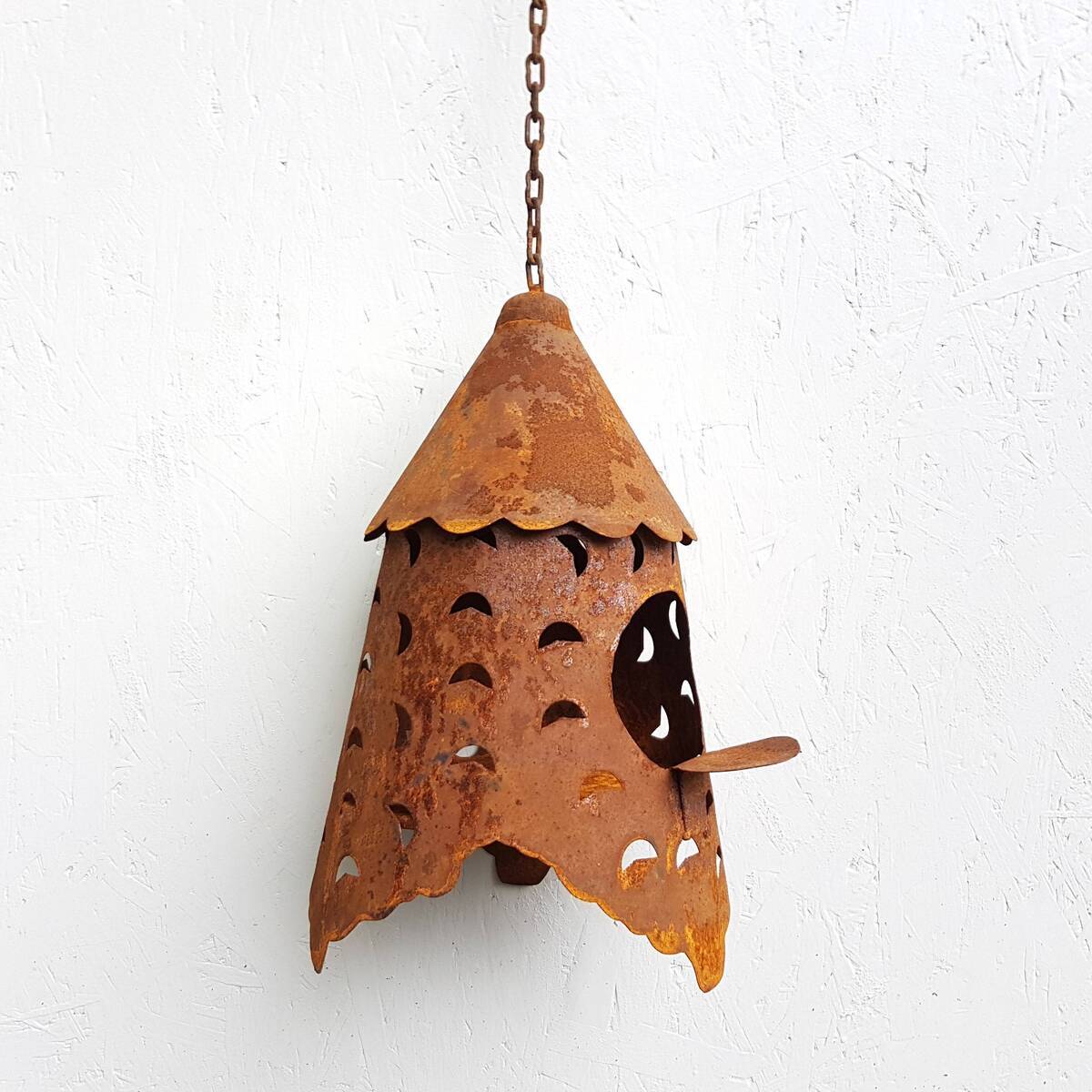 Maisonnette pour oiseaux, à suspendre, H. 38cm