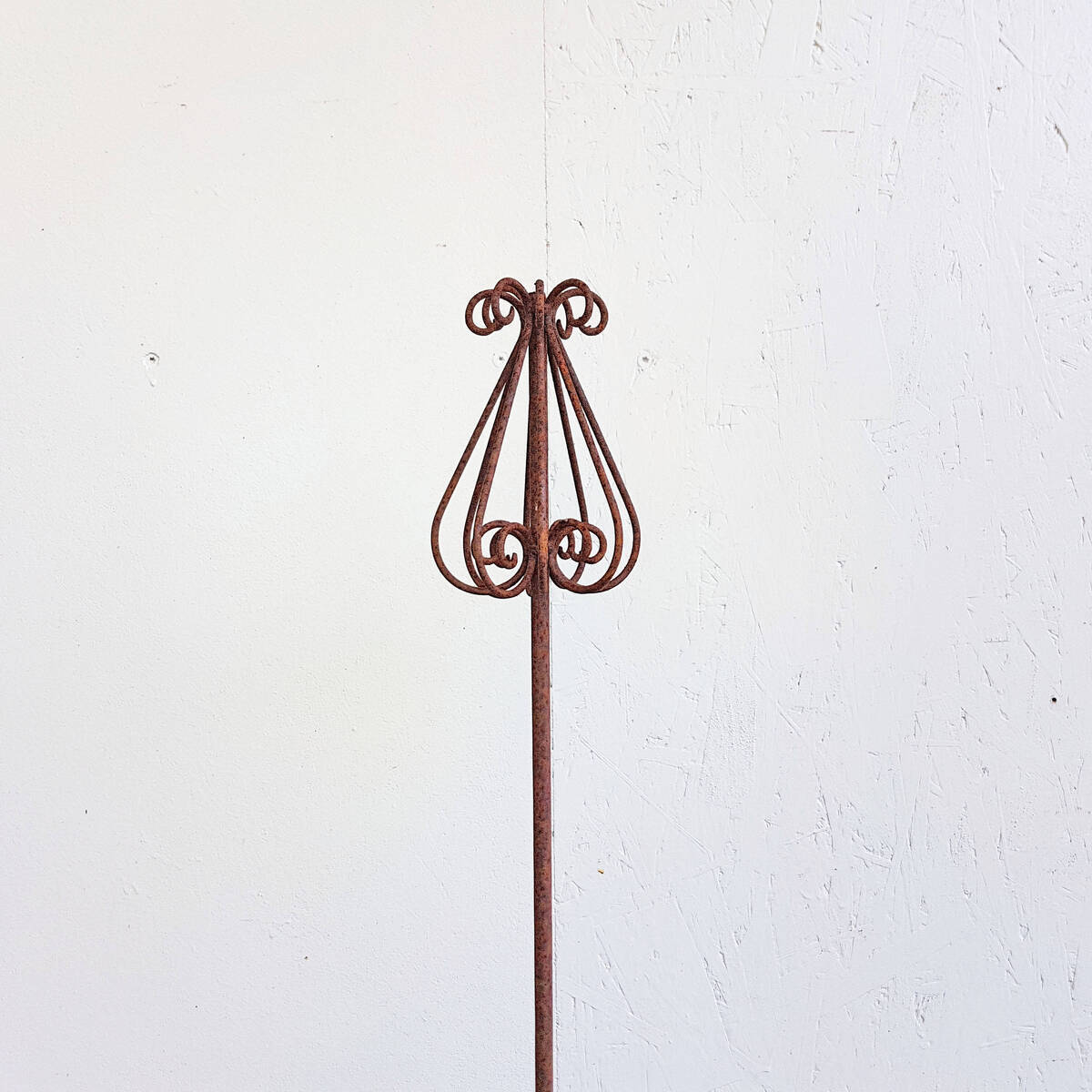 Deko auf Stab, aus Rosteisen, H. 180cm