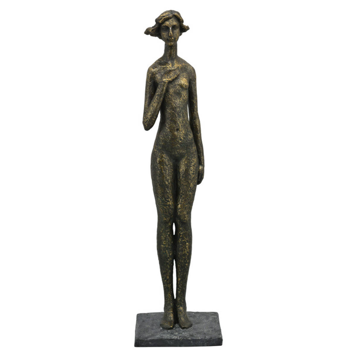 Sculpture en résine, H. 67cm 