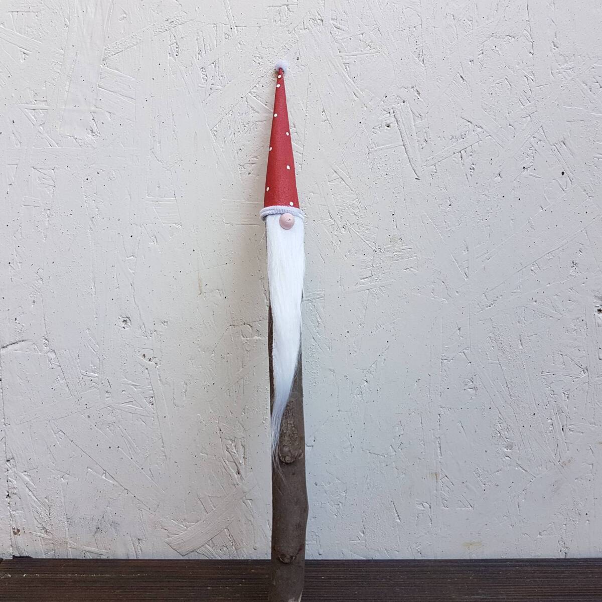 St-Nicolas en bois, à piquer, H. 44 cm 