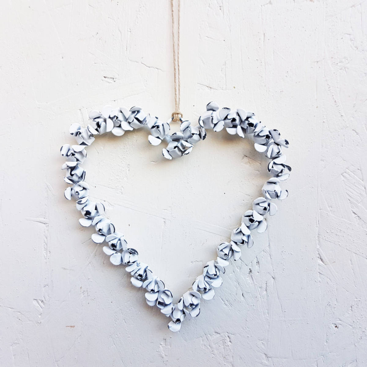 Coeur en métal, à suspendre, H. 14cm