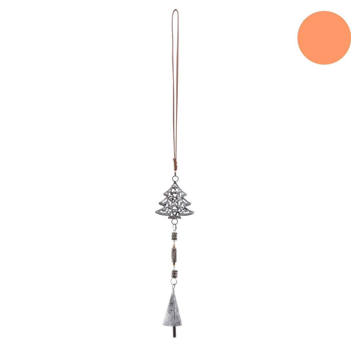 Guirlande ''sapin'' en métal, L. 47cm