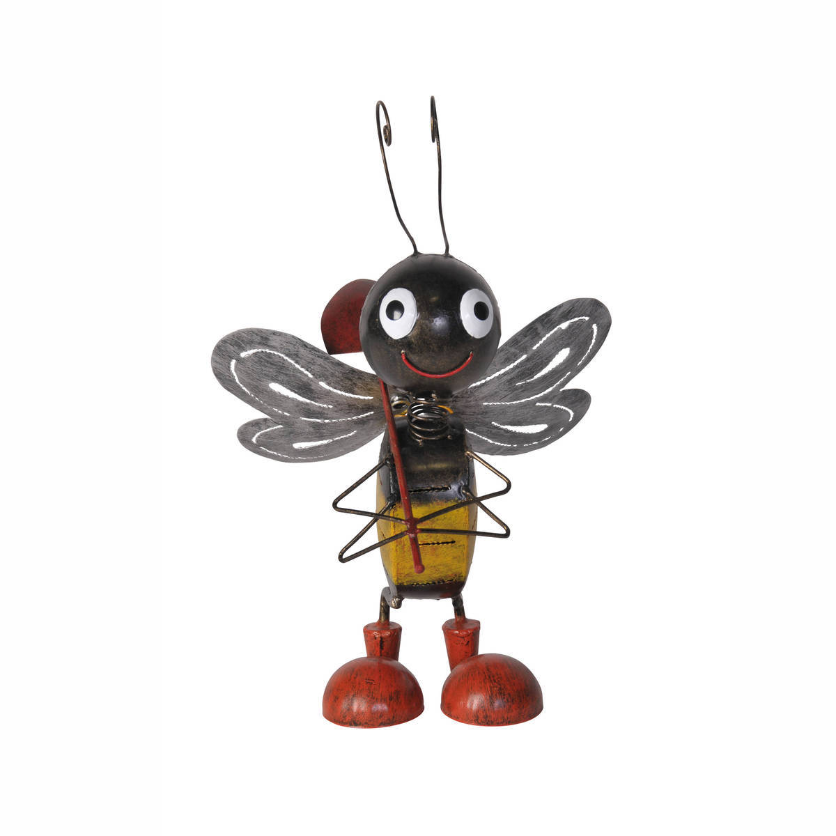 Abeille avec pelle, en métal, H. 36cm