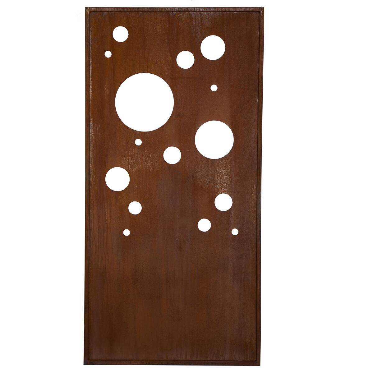 Sichtschutz aus Rosteisen, 200 cm 