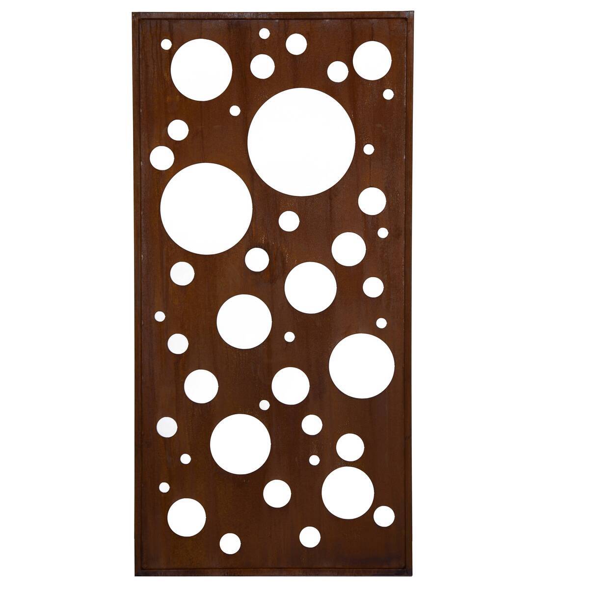 Sichtschutz aus Rosteisen, 200 cm 