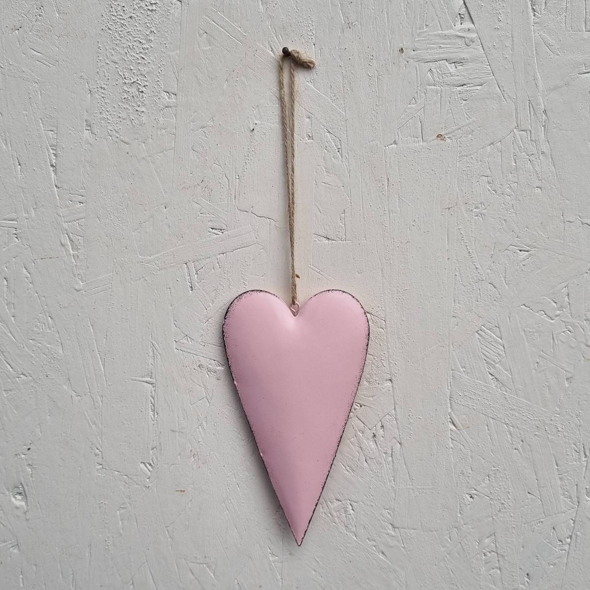 Coeur en métal, 17 cm 