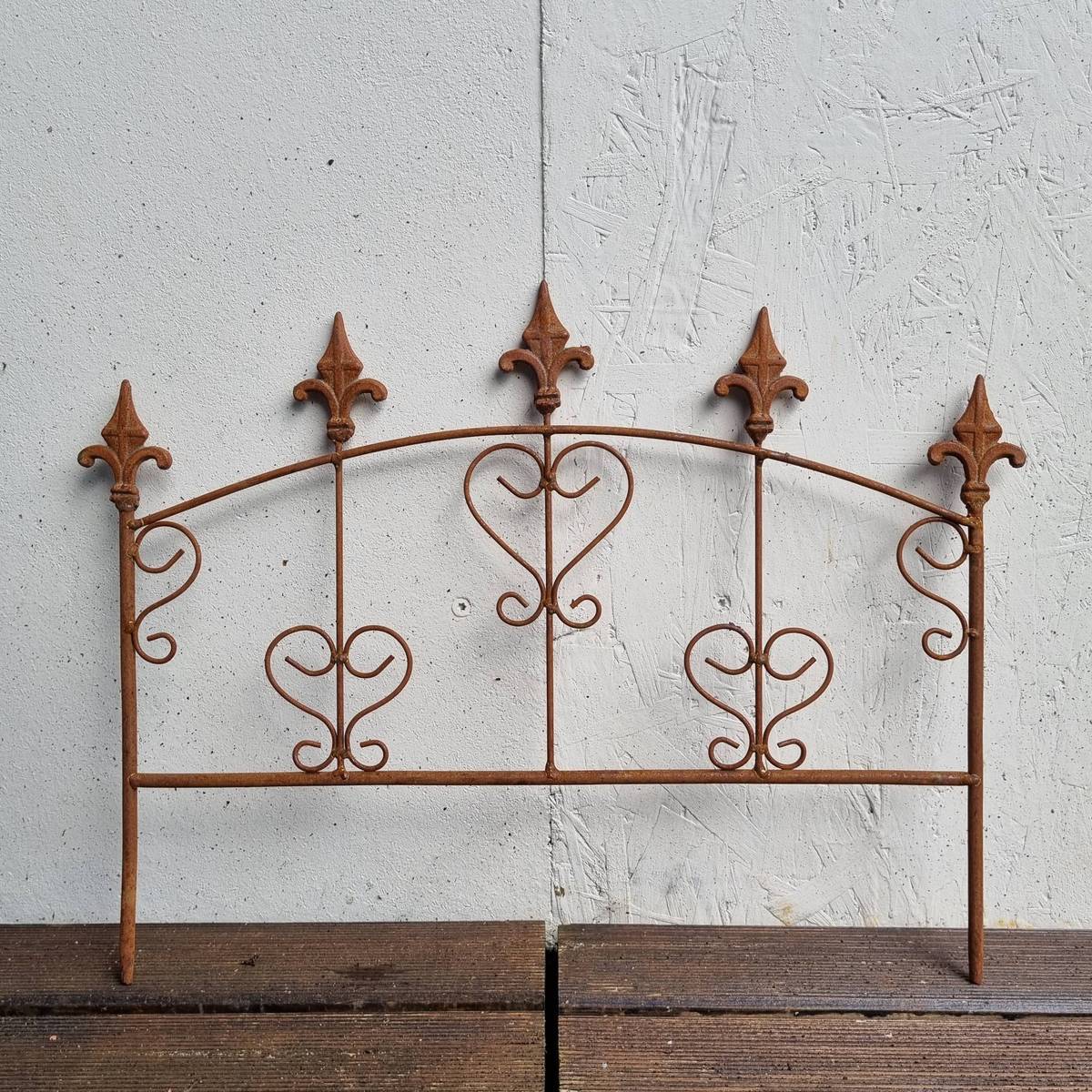 Petite barrière en métal, H. 40 cm 