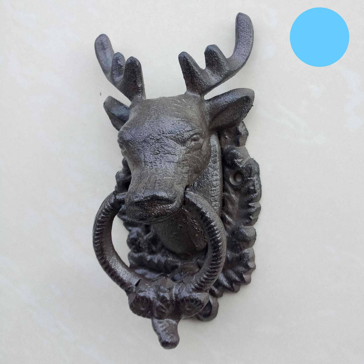 Türklopfer Hirsch, Gusseisen 