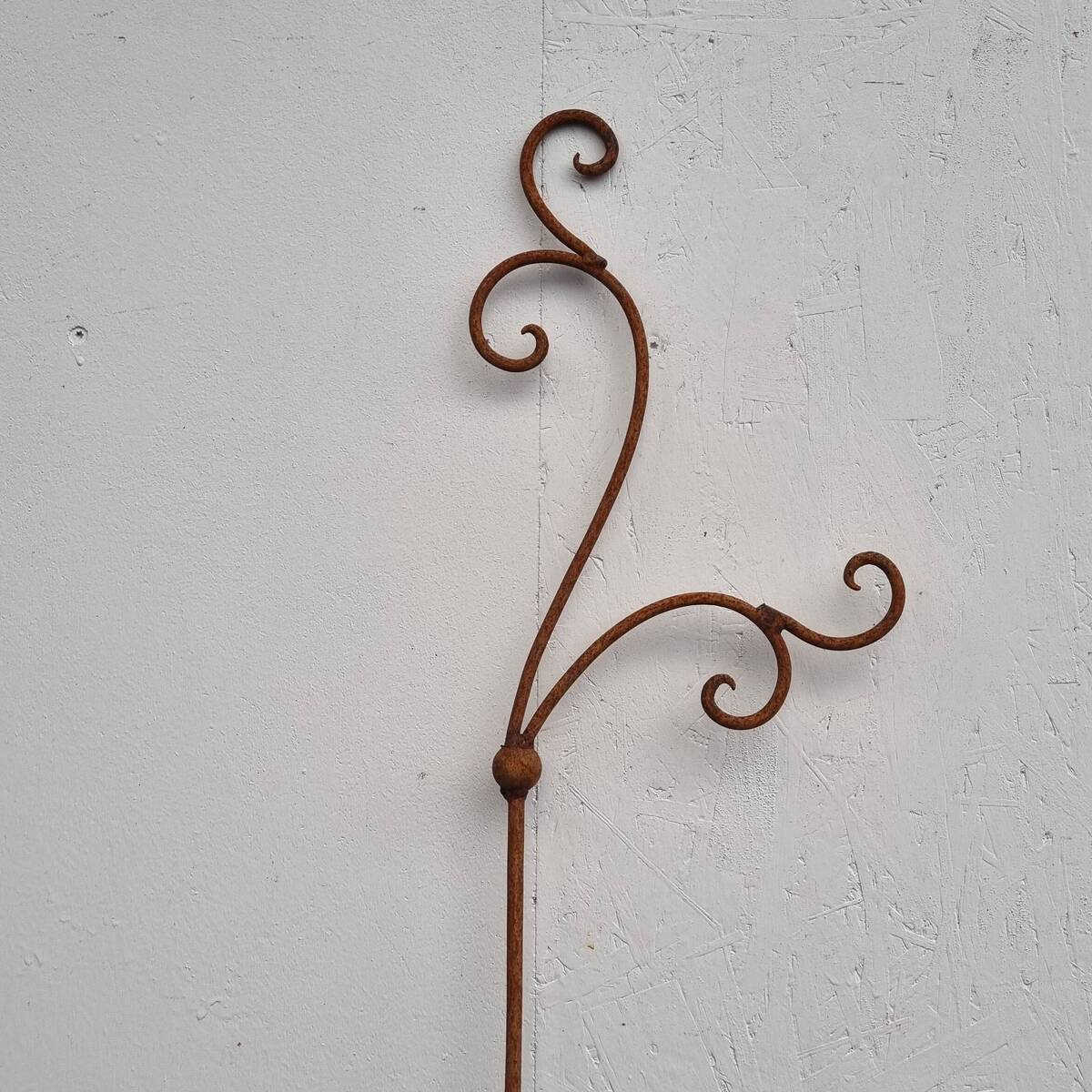 Tige avec deco en fer rouillé, 200 cm 