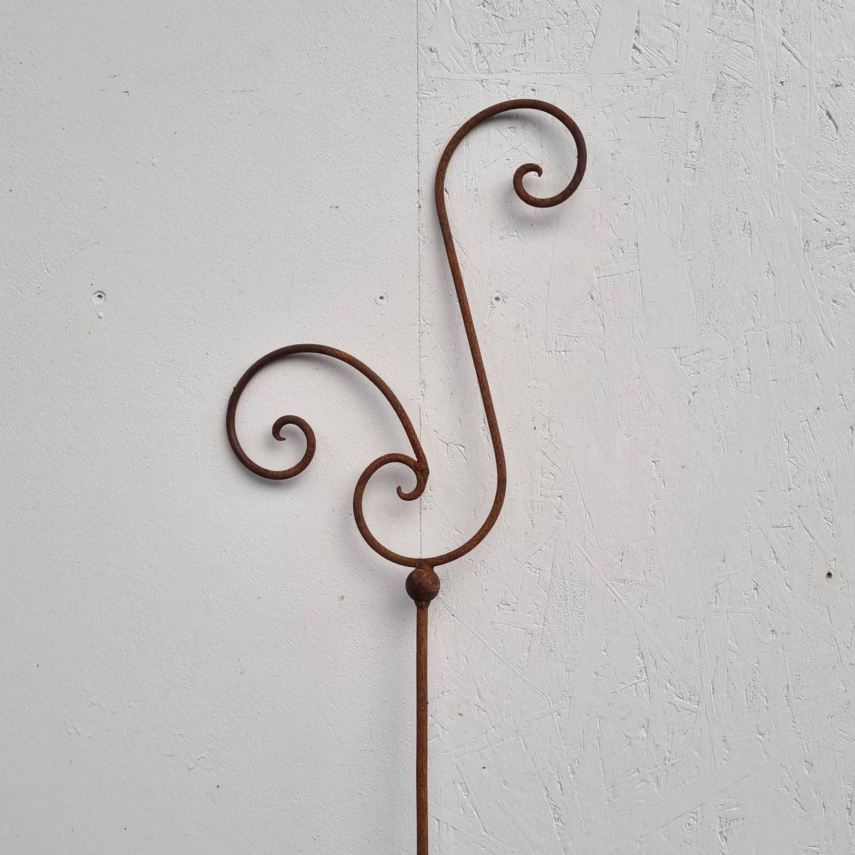 Tige avec deco en fer rouillé, 200 cm 