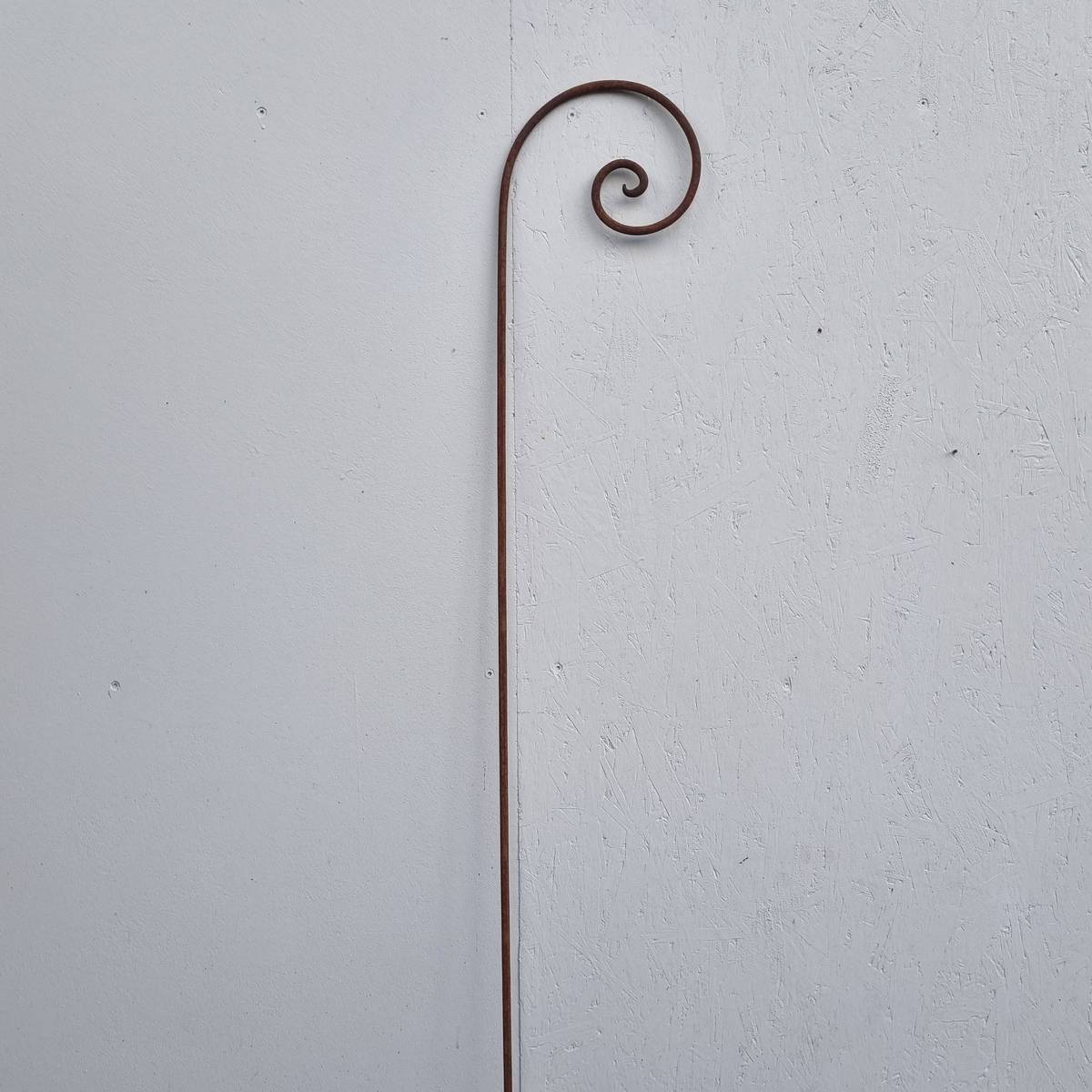 Tige avec deco en fer rouillé, 184 cm 