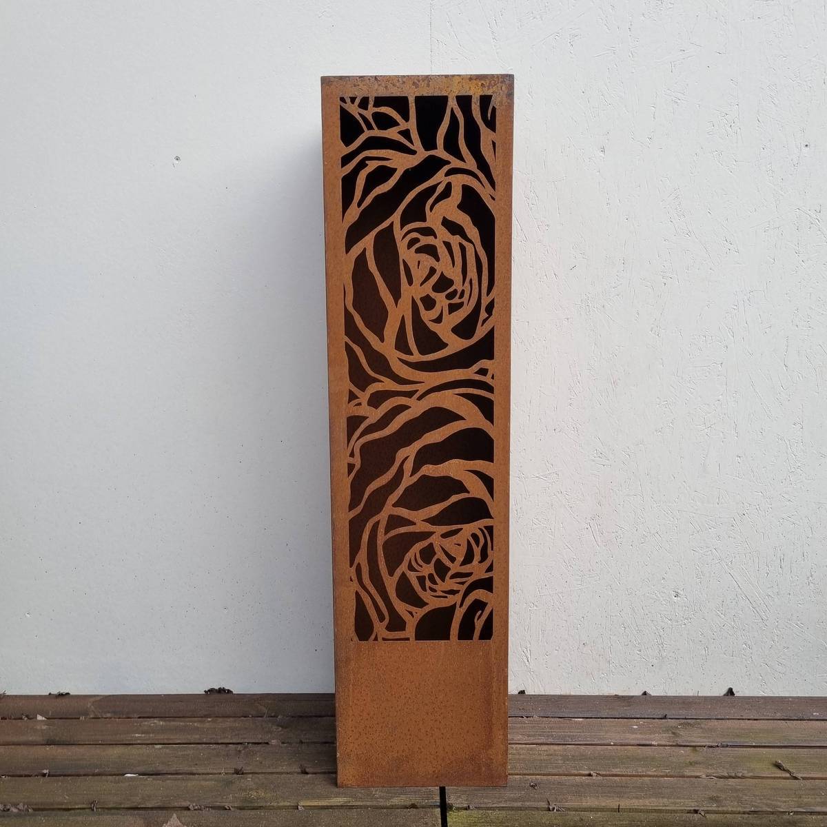 Säule aus Rosteisen, 120 cm 