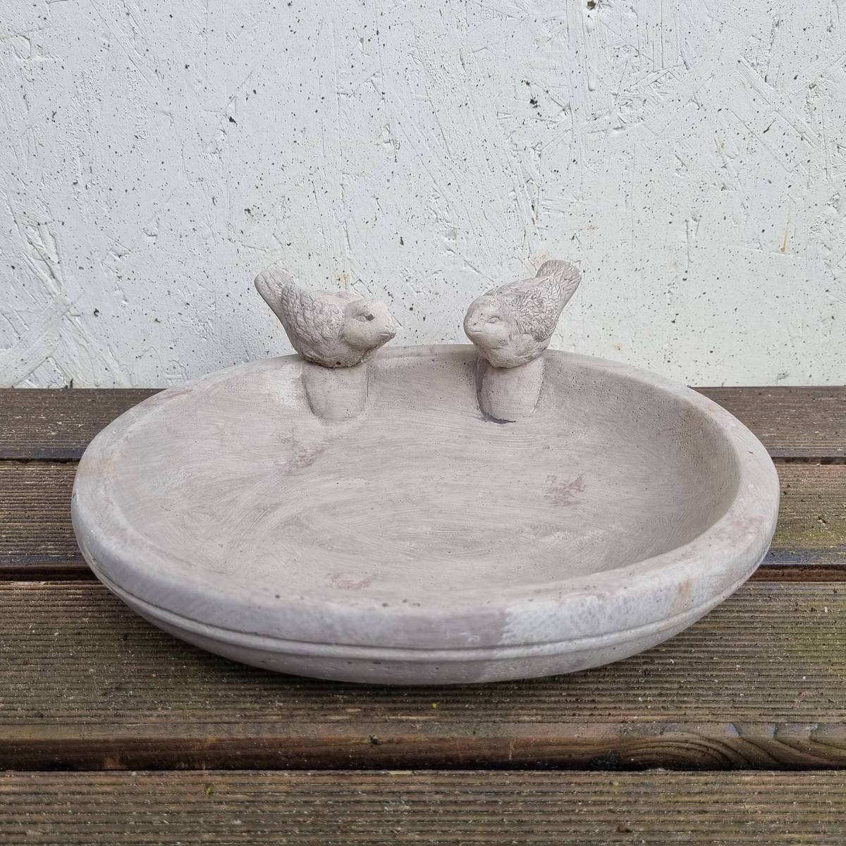 Abreuvoir pour oiseaux, pierre, 27 cm 