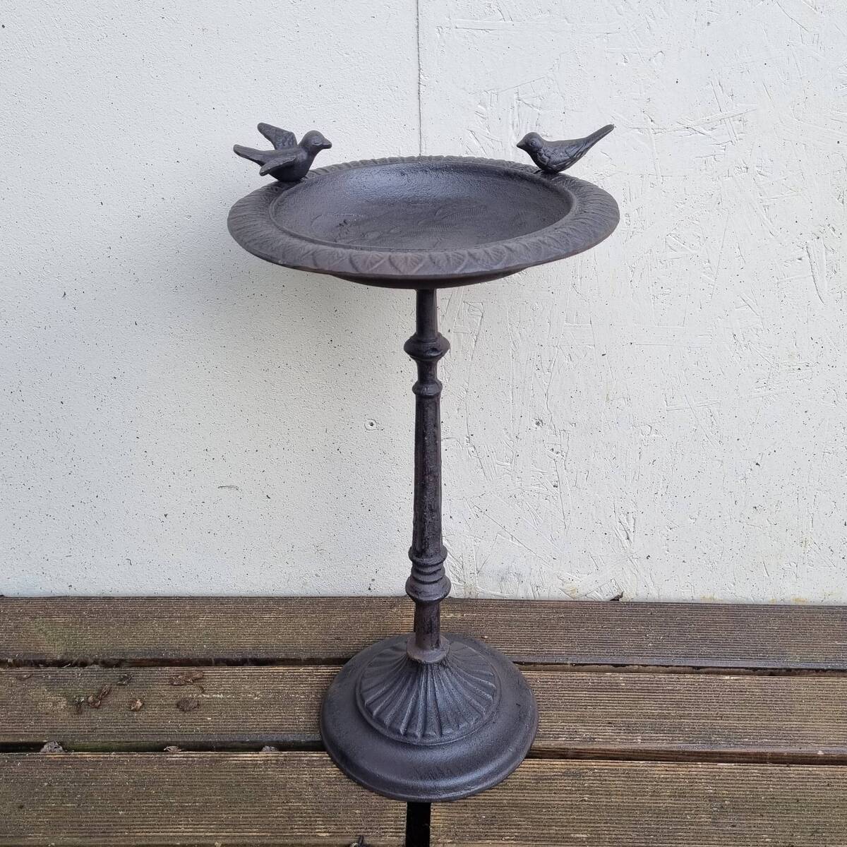 Abreuvoir pour oiseaux, en fonte, 46 cm 