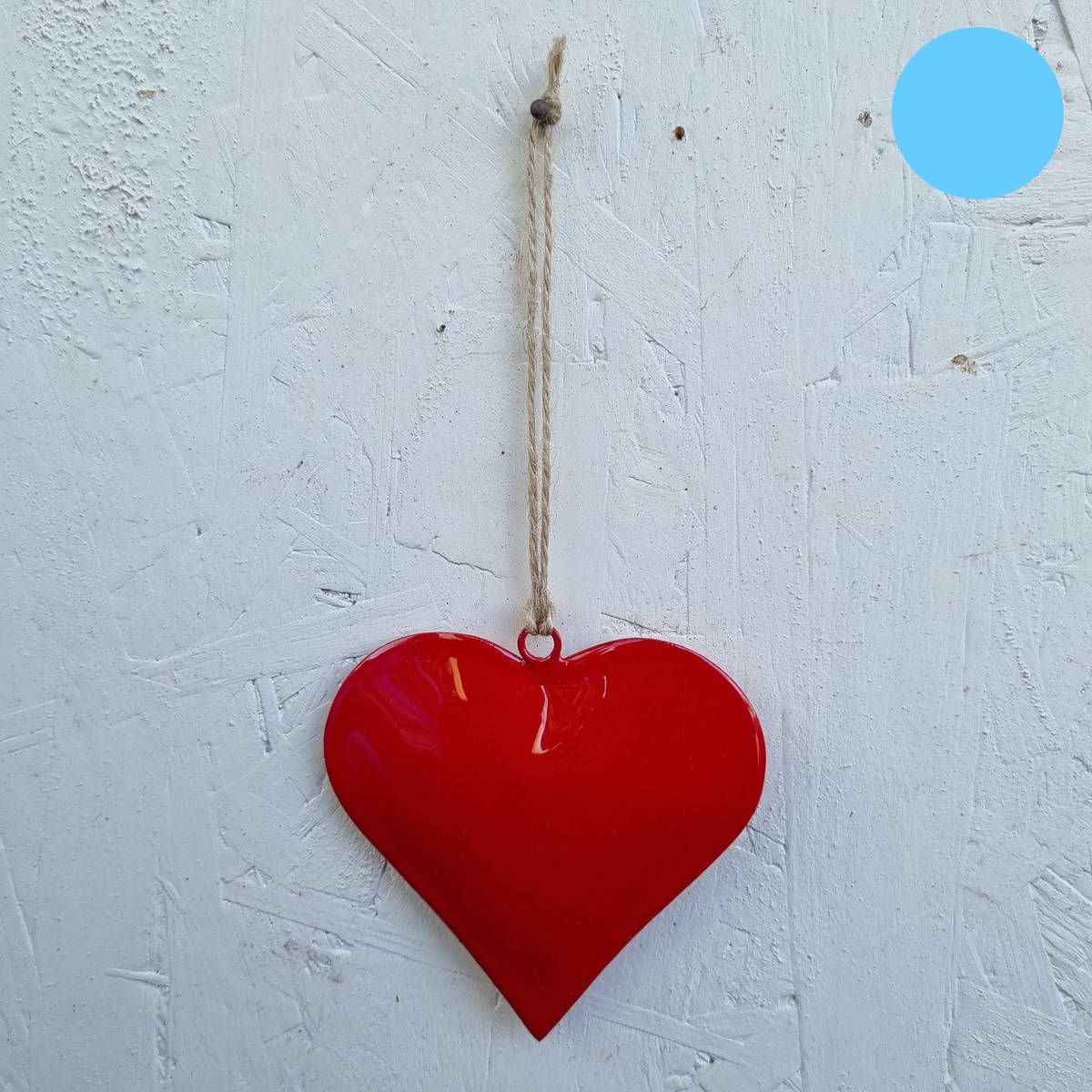 Herz zum hängen, 10 cm 