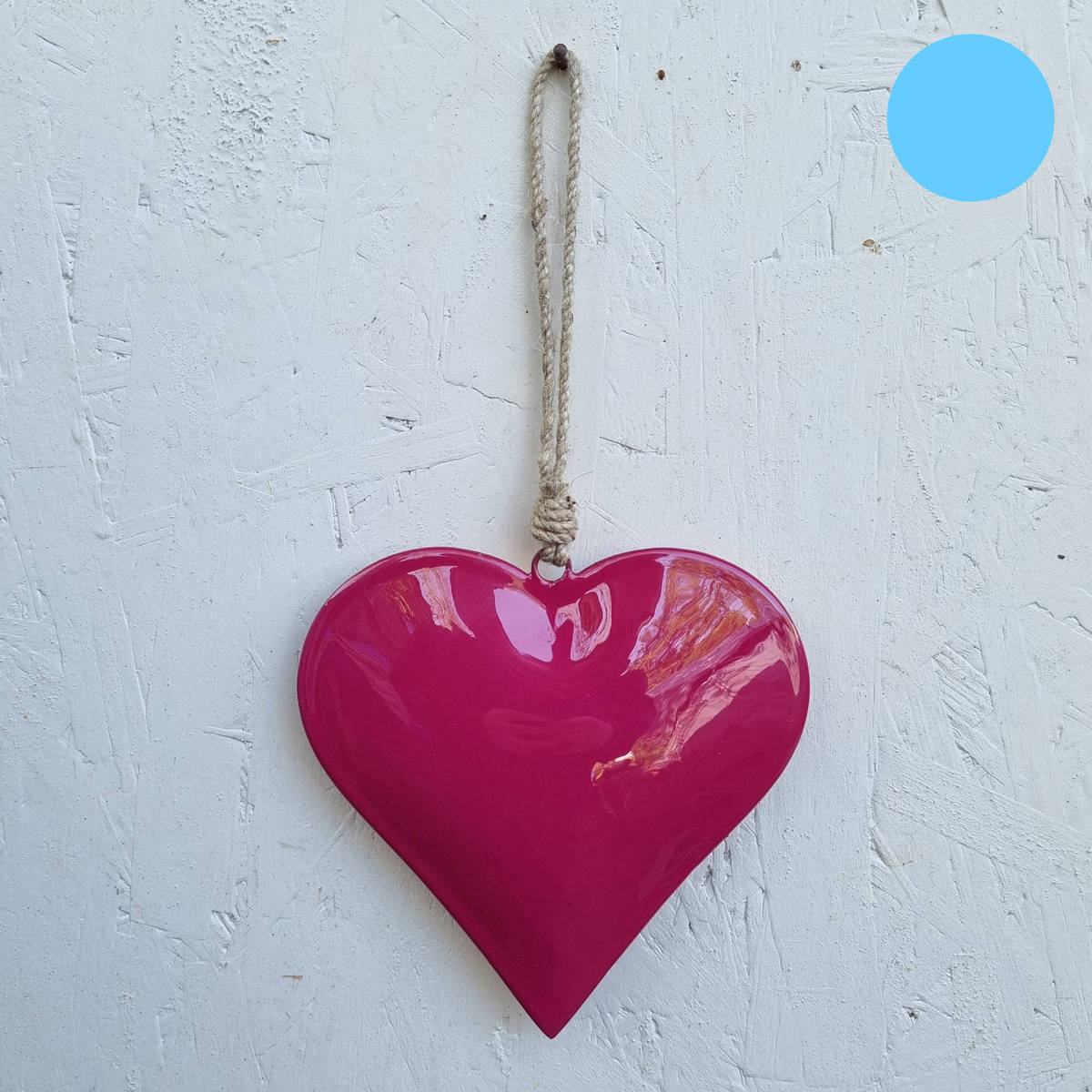 Coeur à suspendre, 15 cm 