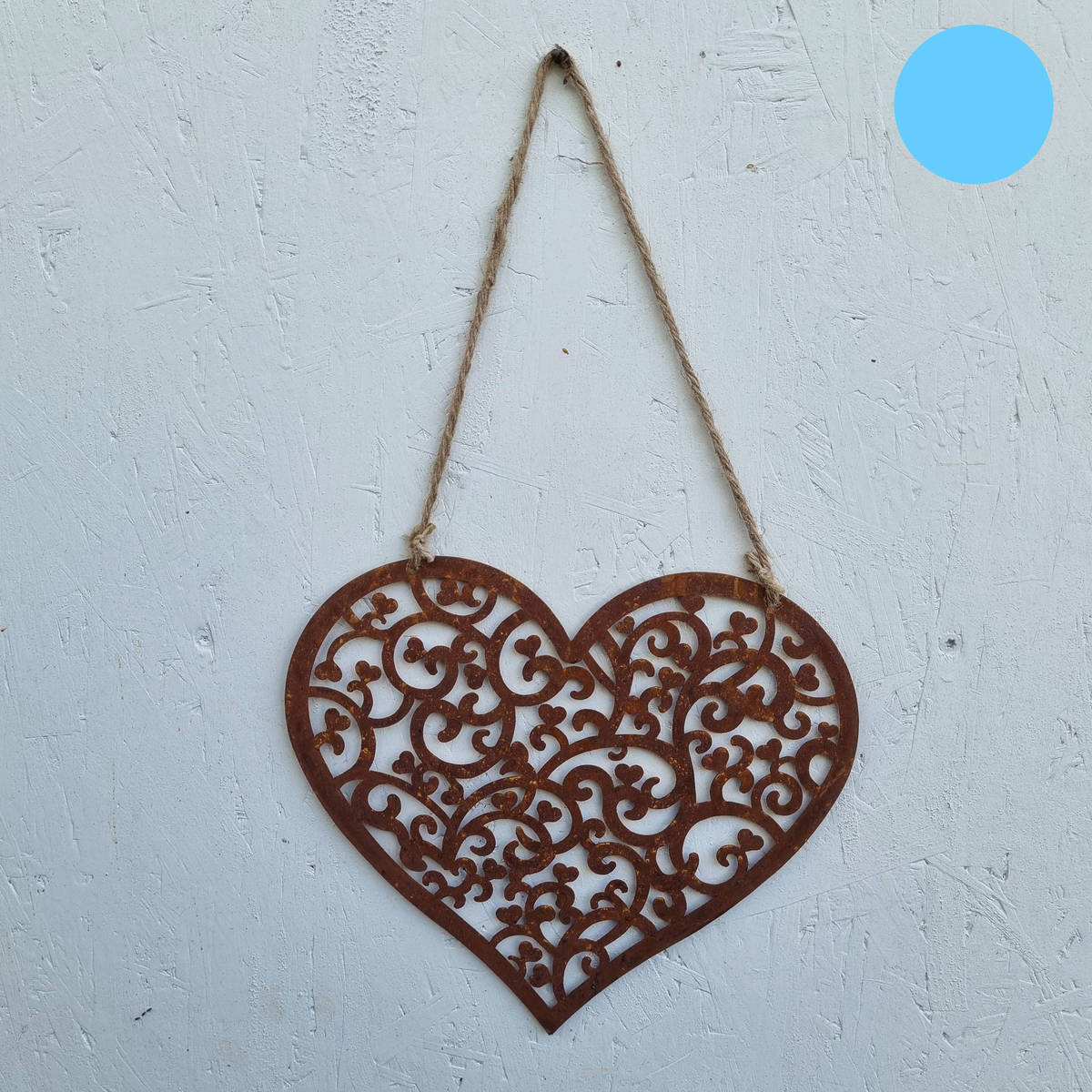 Coeur à suspendre, 27 cm 