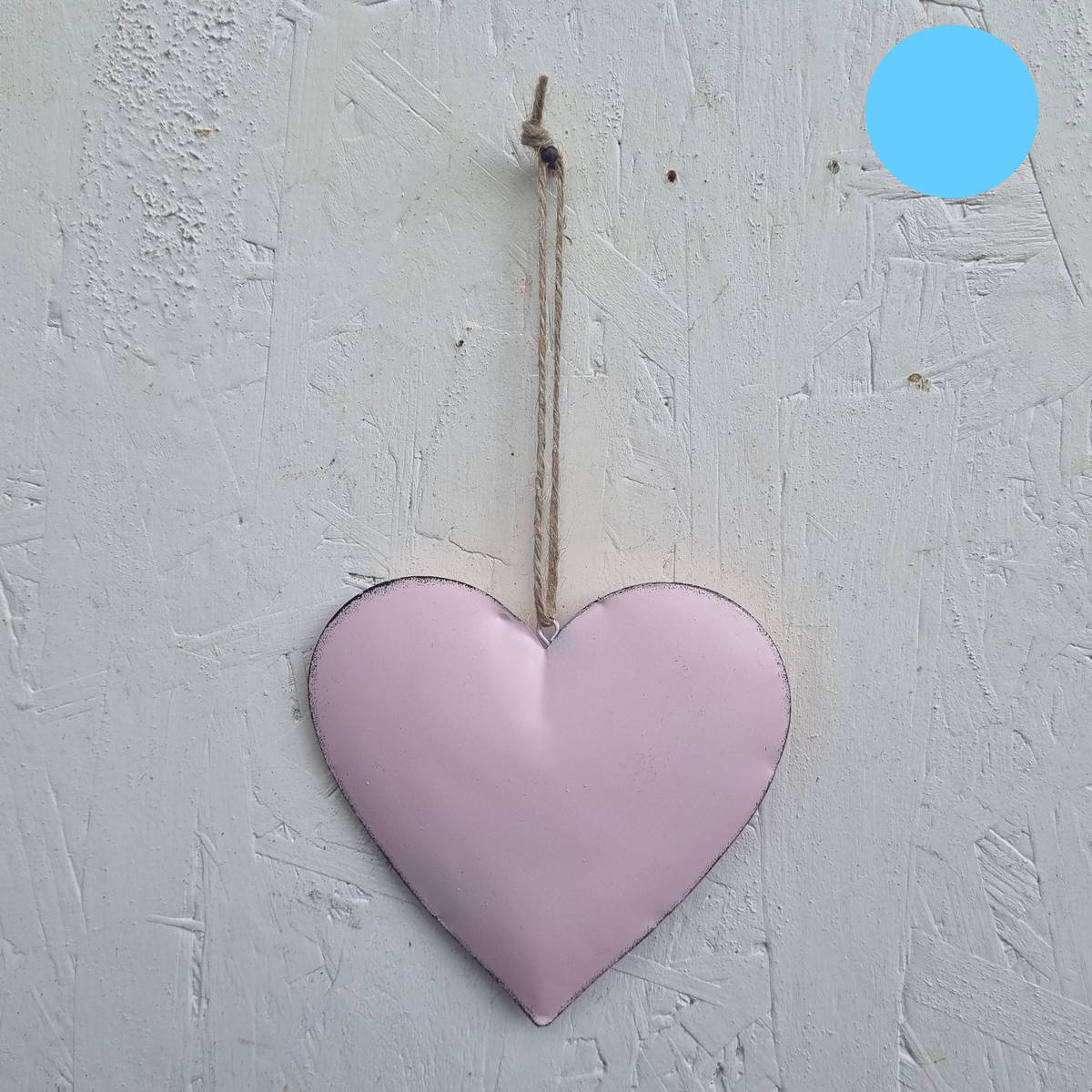 Coeur en métal, 12 cm 