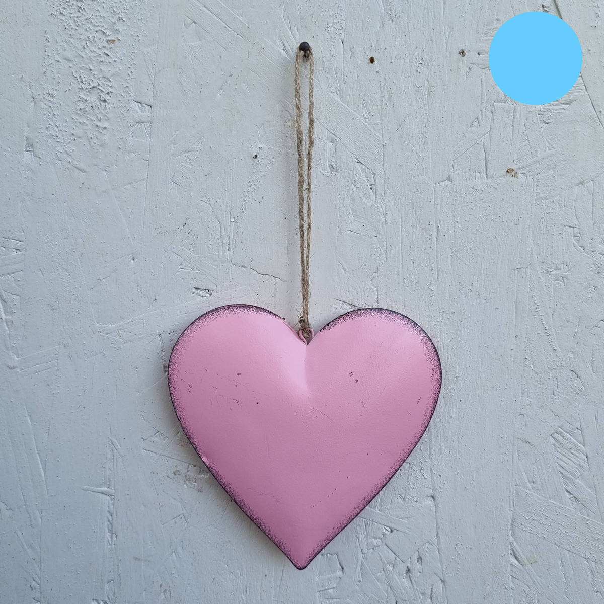 Coeur en métal, 12 cm 