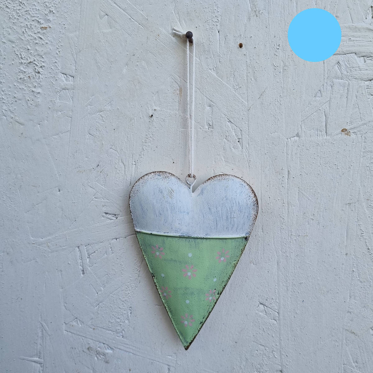 Coeur en métal, 14 cm 