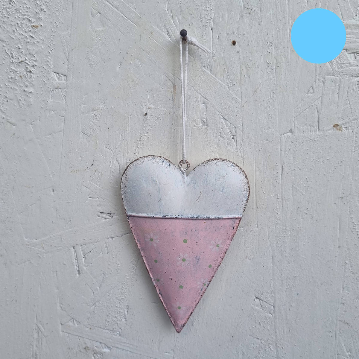 Coeur en métal, 14 cm 