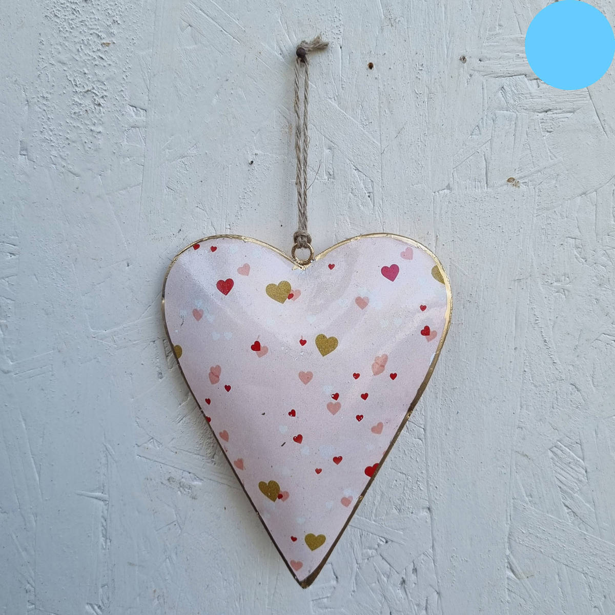 Coeur à suspendre, 16 cm 