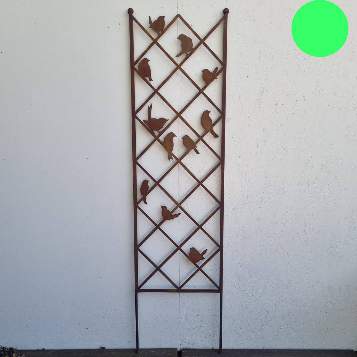 Paravent en fer rouillé, 188 cm 