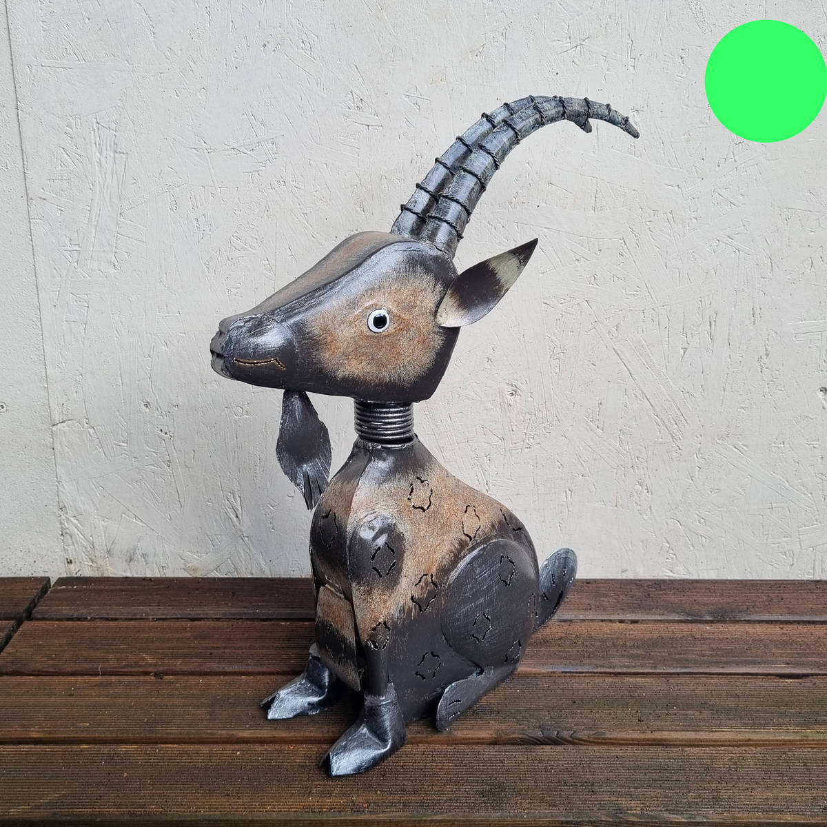 Steinbock aus Metall, 53 cm 