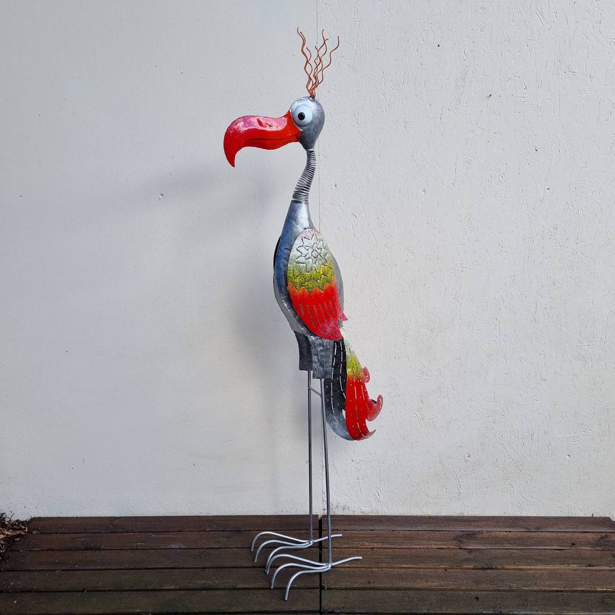 Vogel aus Metall, 155 cm
