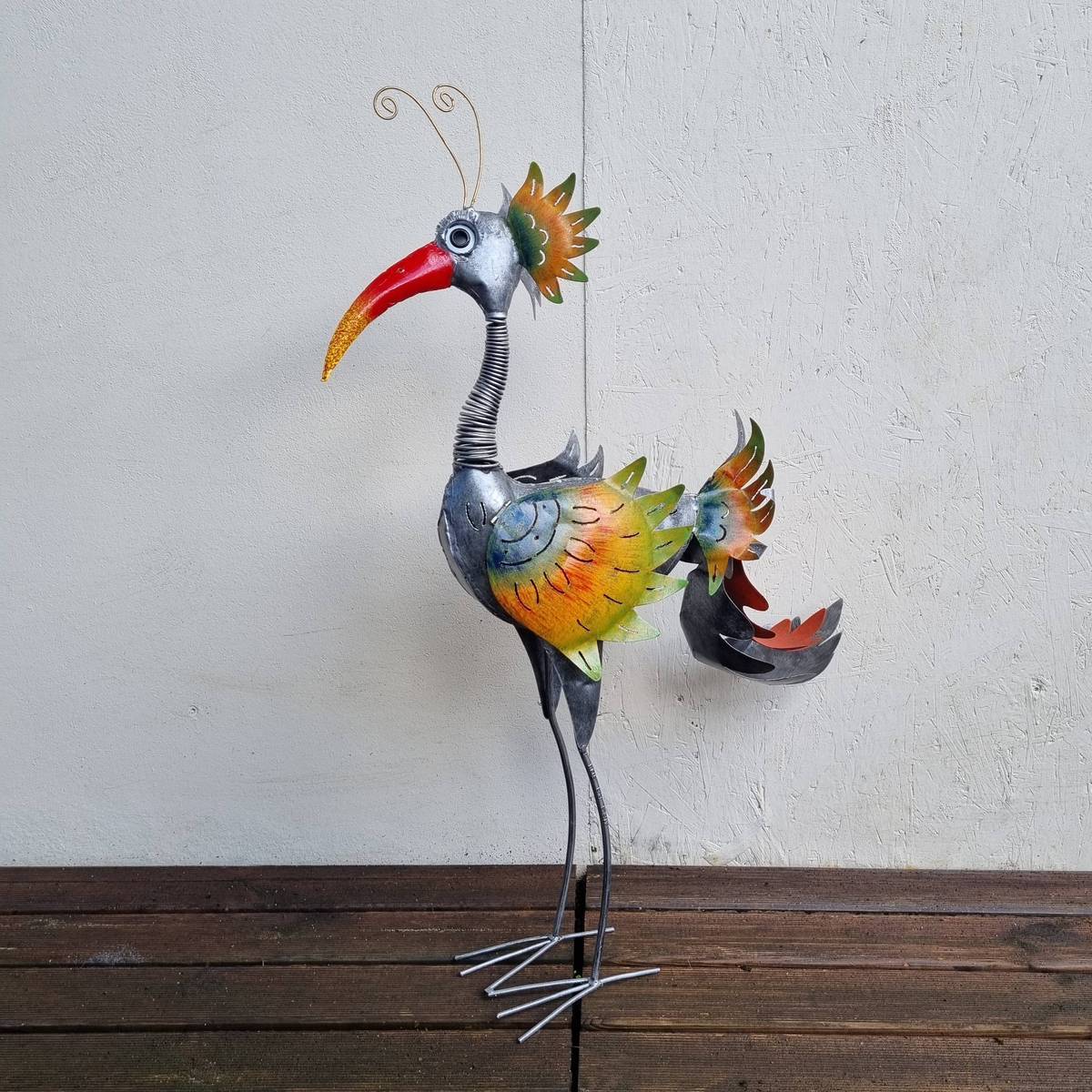 Vogel aus Metall, 85 cm 