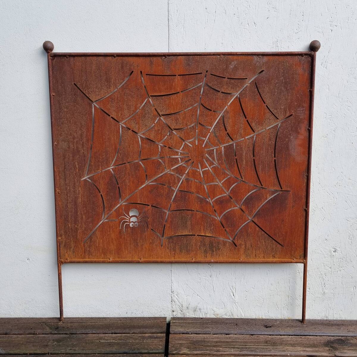 Sichtschutz aus Rosteisen, 65 cm 