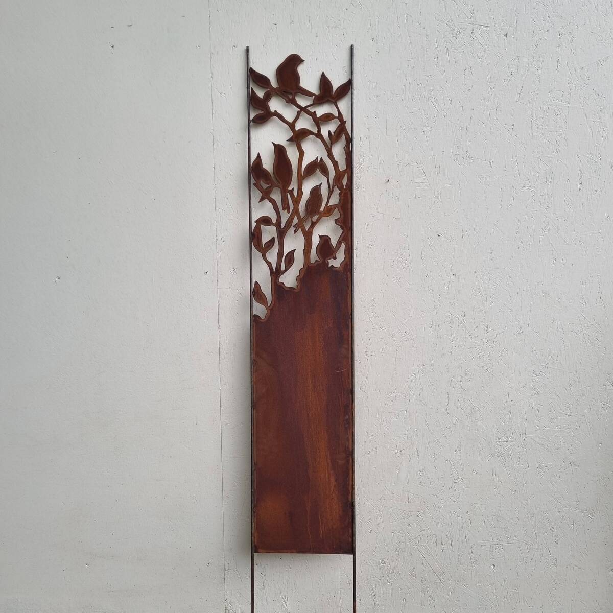 Paravent en fer rouillé, 150 cm 