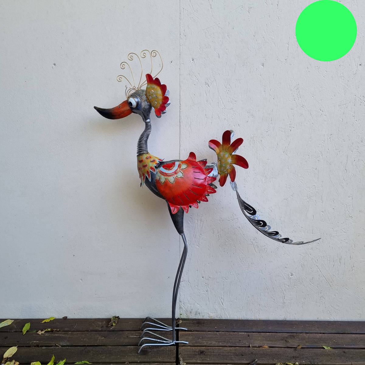 Vogel aus Metall, 118 cm 