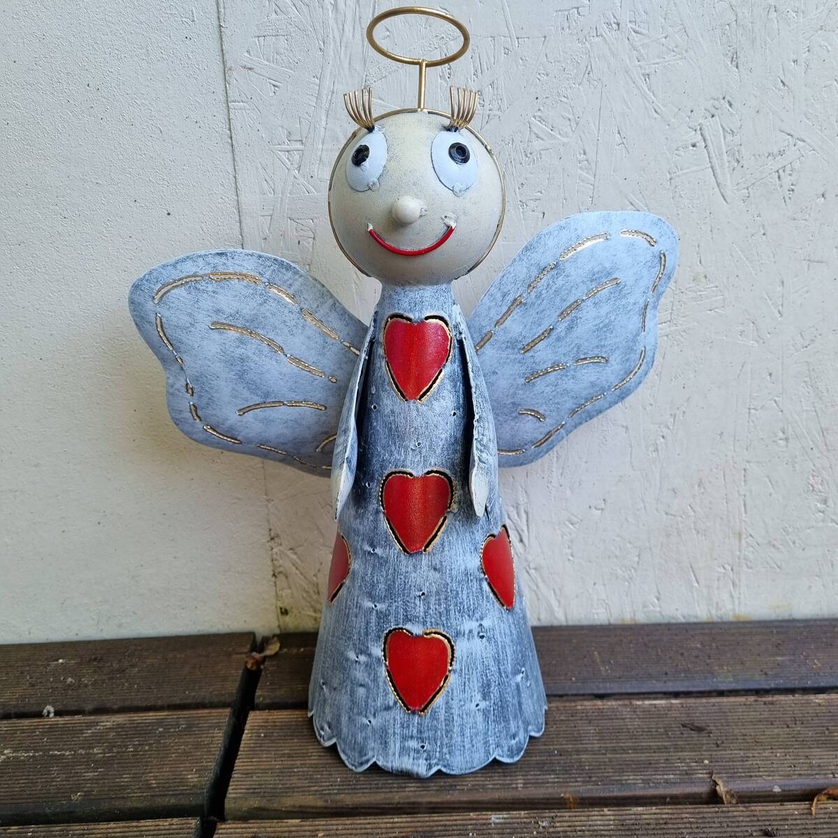 Engel aus Metall, 42 cm 