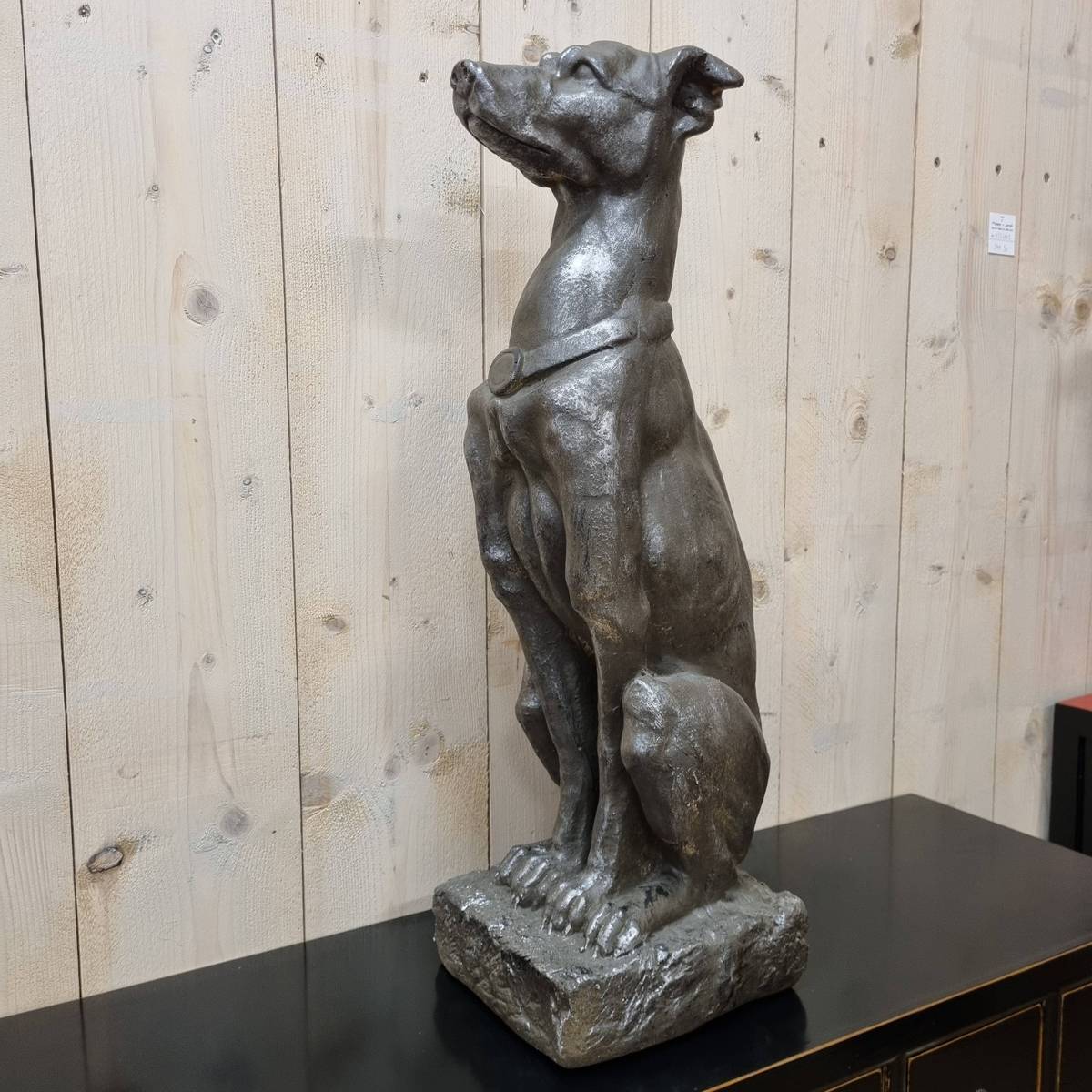 Wachhund aus Polyresin, 80 cm 