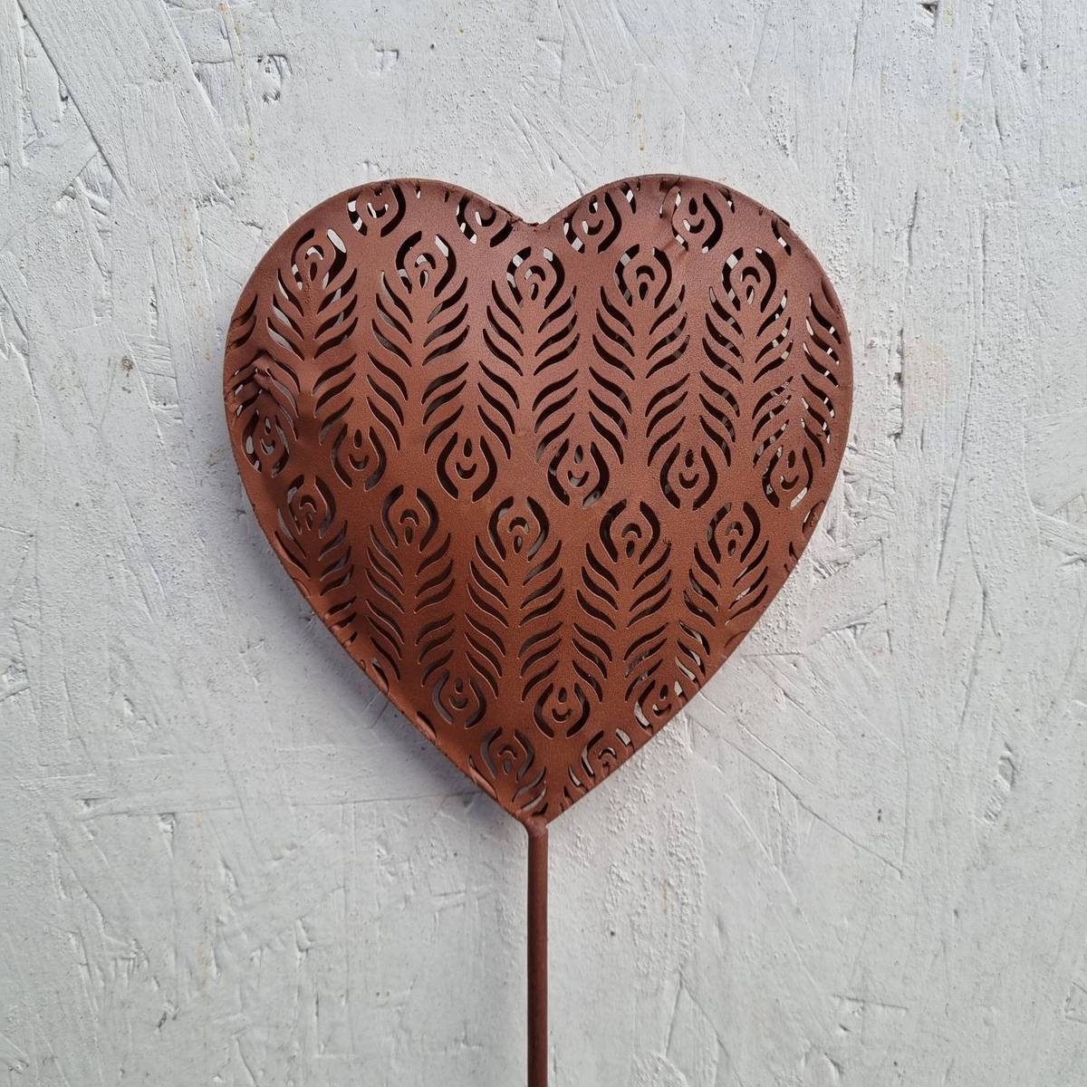 Herz auf Stab, 100 cm 