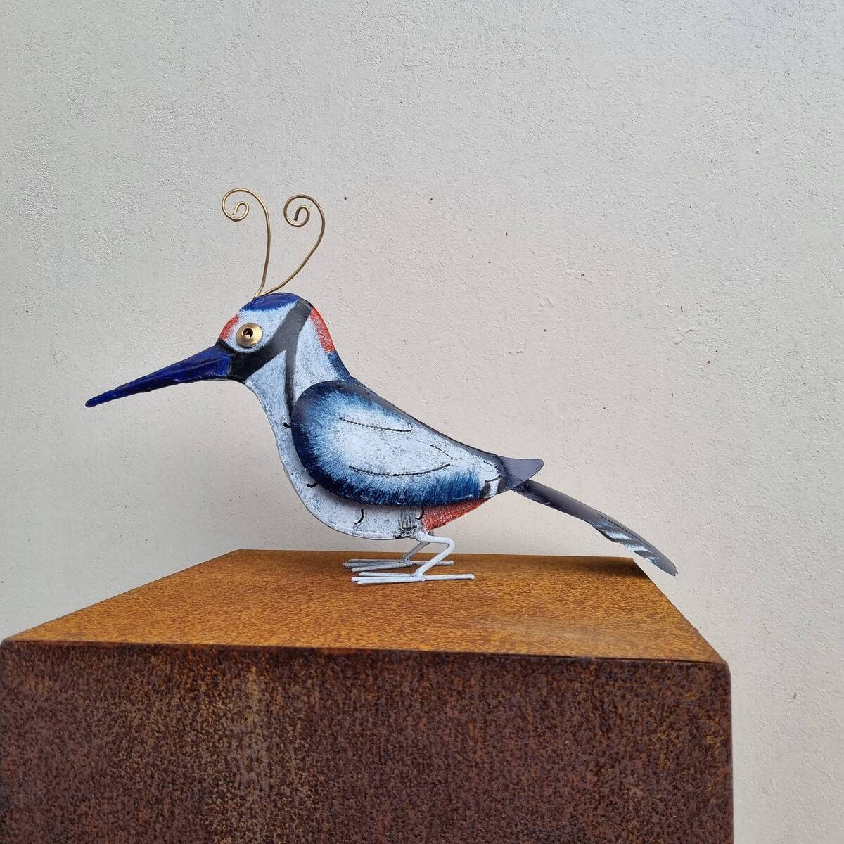 Pic en métal peint, 26 cm 