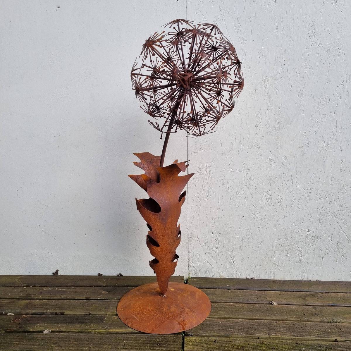 Löwenzahn aus Rosteisen, zum stellen, 99 cm  